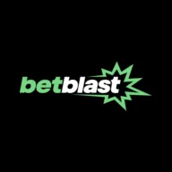 Logo van BetBlast Casino – groene letters in een ster op zwart